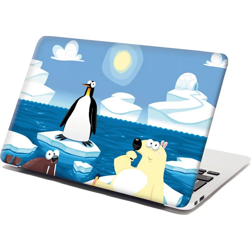 Sablio Samolepka na notebook Ľadové zvieratká 65098874