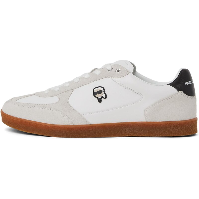 Karl Lagerfeld Nízke tenisky Ikon Kandidate svetlosivá / biela 66935601
