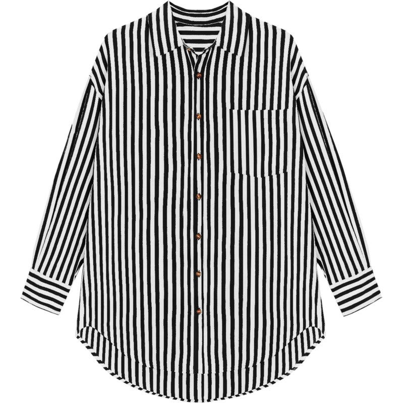 Imily Bela Blúzka čierna / biela 66935664