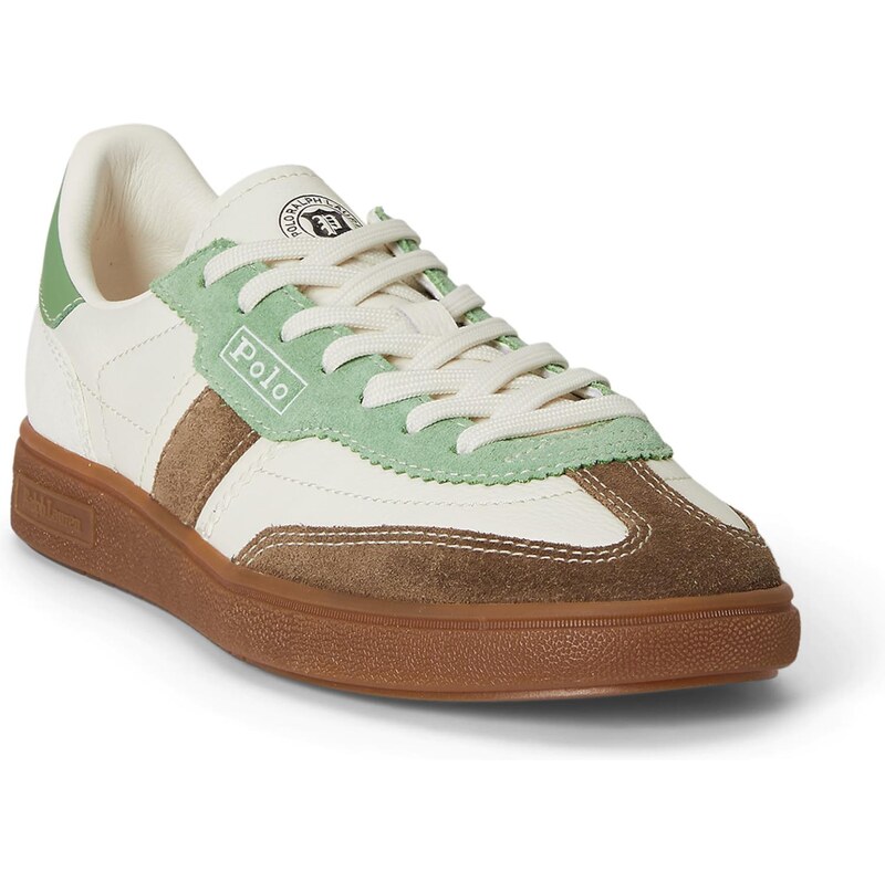 Polo Ralph Lauren Nízke tenisky BEDFORD béžová / hnedá / mätová 66935687