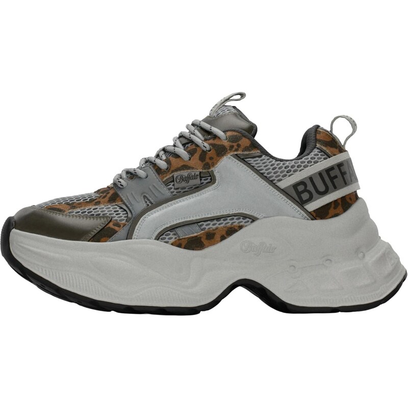 BUFFALO Nízke tenisky YUNO ONE hnedá / tmavohnedá / sivá / čierna 66935704