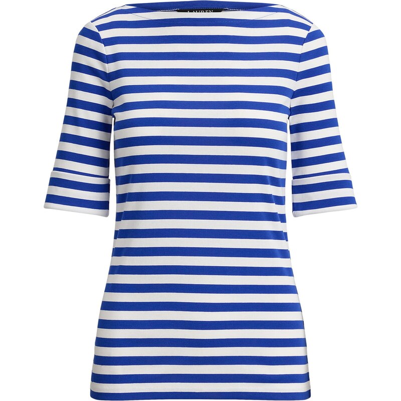 Lauren Ralph Lauren Tričko tmavomodrá / biela 66935720