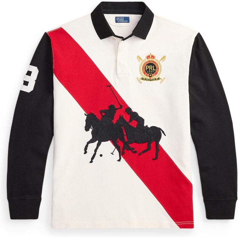 Polo Ralph Lauren Tričko VINTAGE zlatá žltá / červená / čierna / biela 66935727