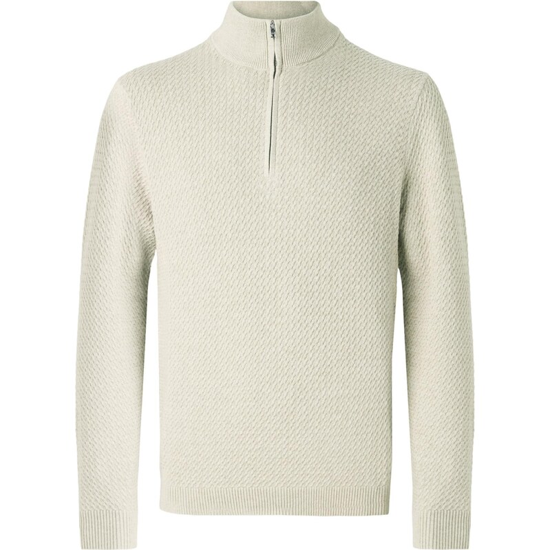 Abercrombie & Fitch Sveter slonová kosť 66935751