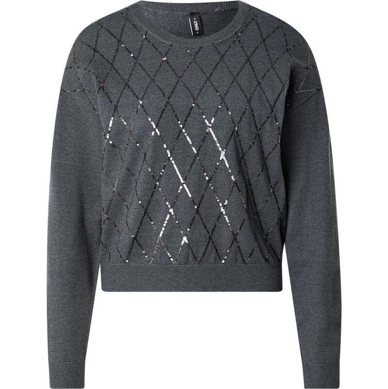 ONLY Sveter ONLHALIFAX tmavosivá 66935765