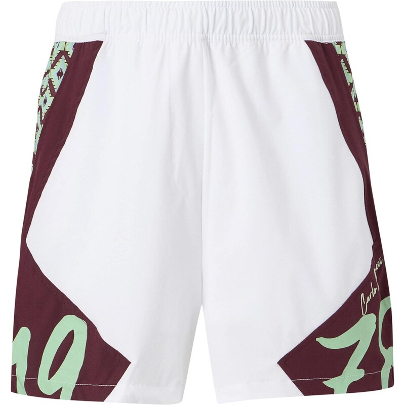 Carlo Colucci Nohavice mätová / burgundská / biela 66935771