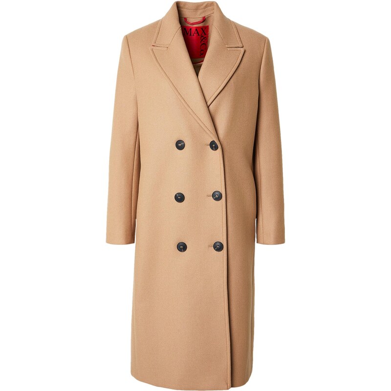 MAX&Co. Prechodný kabát RIDENTE farba ťavej srsti 66935831