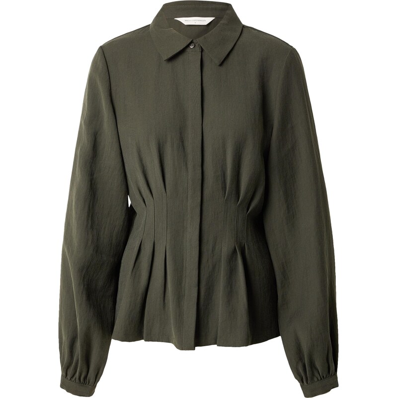 MSCH COPENHAGEN Blúzka Manny tmavozelená 66935834
