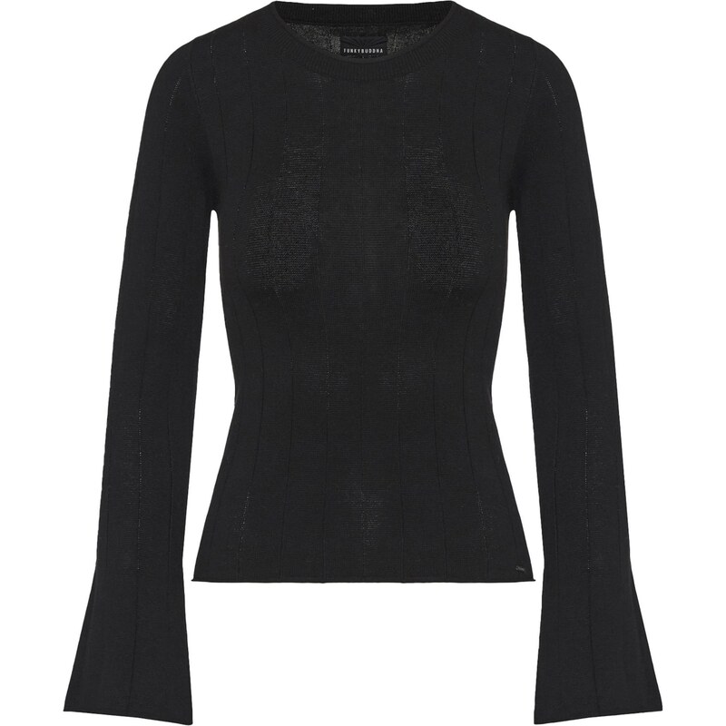 Funky Buddha Sveter čierna 66935939