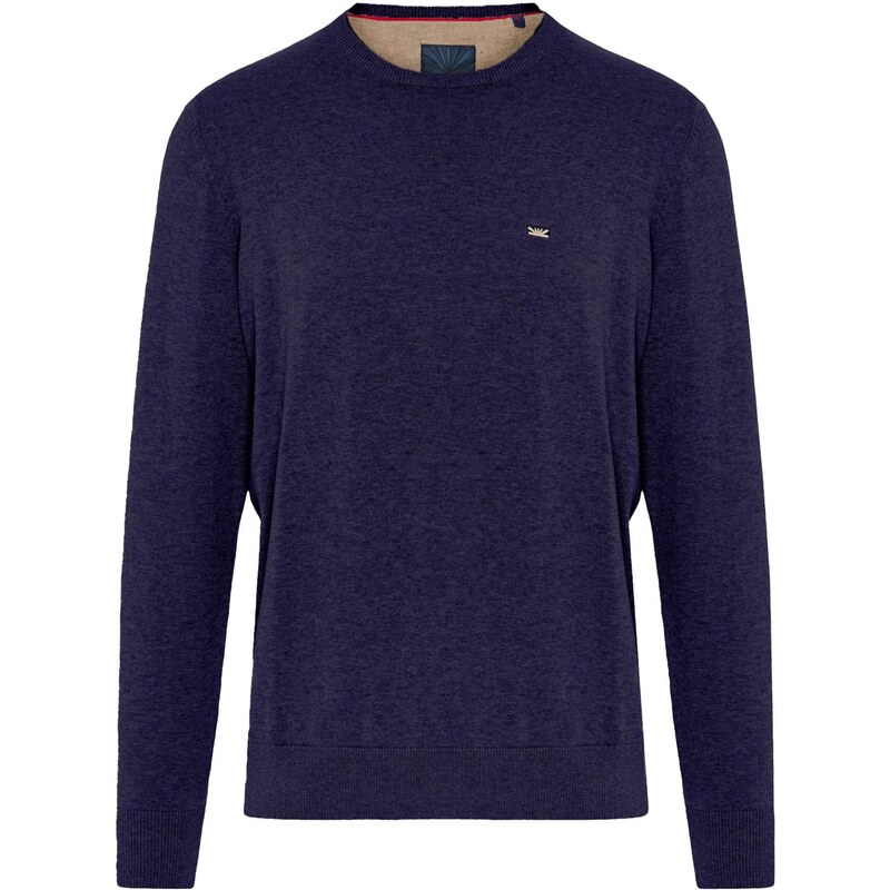 Funky Buddha Sveter béžová / modrá melírovaná 66935935