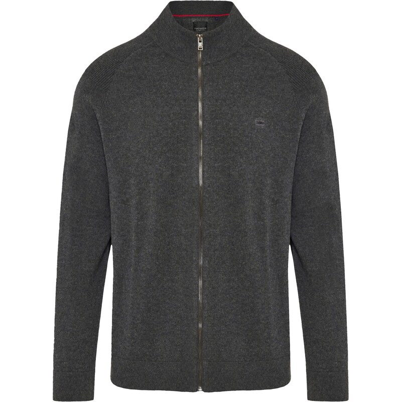 Funky Buddha Kardigán tmavosivá 66935953