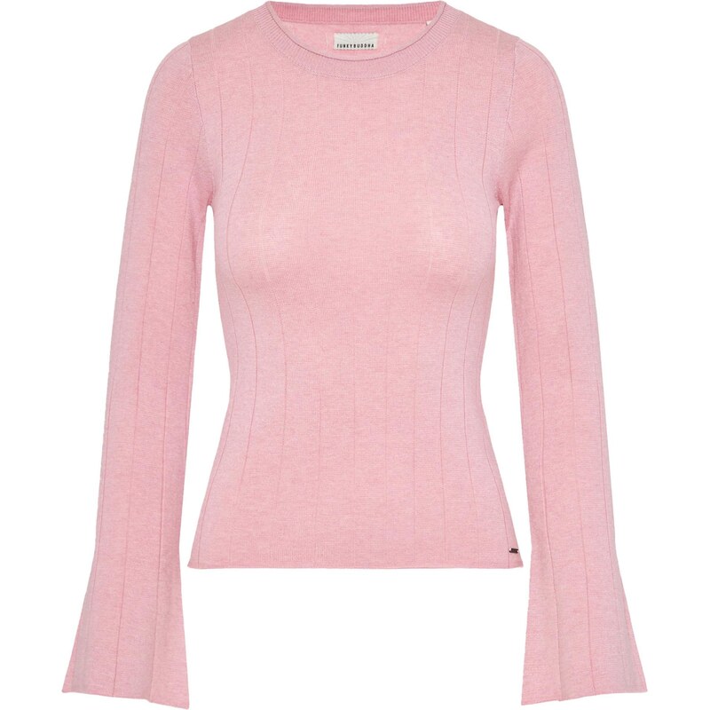 Funky Buddha Sveter ružová 66935963