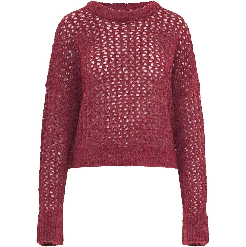 Funky Buddha Sveter hrdzavo červená 66935964