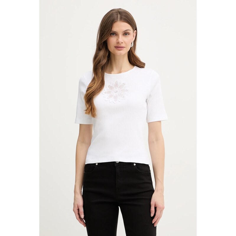 Bavlnené tričko Twinset 66937366