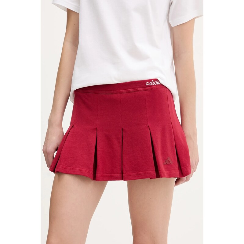 Bavlnená sukňa adidas 66937498