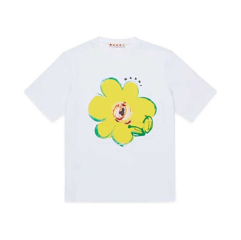 Detské bavlnené tričko Marni MT289F T-SHIRT 66937738