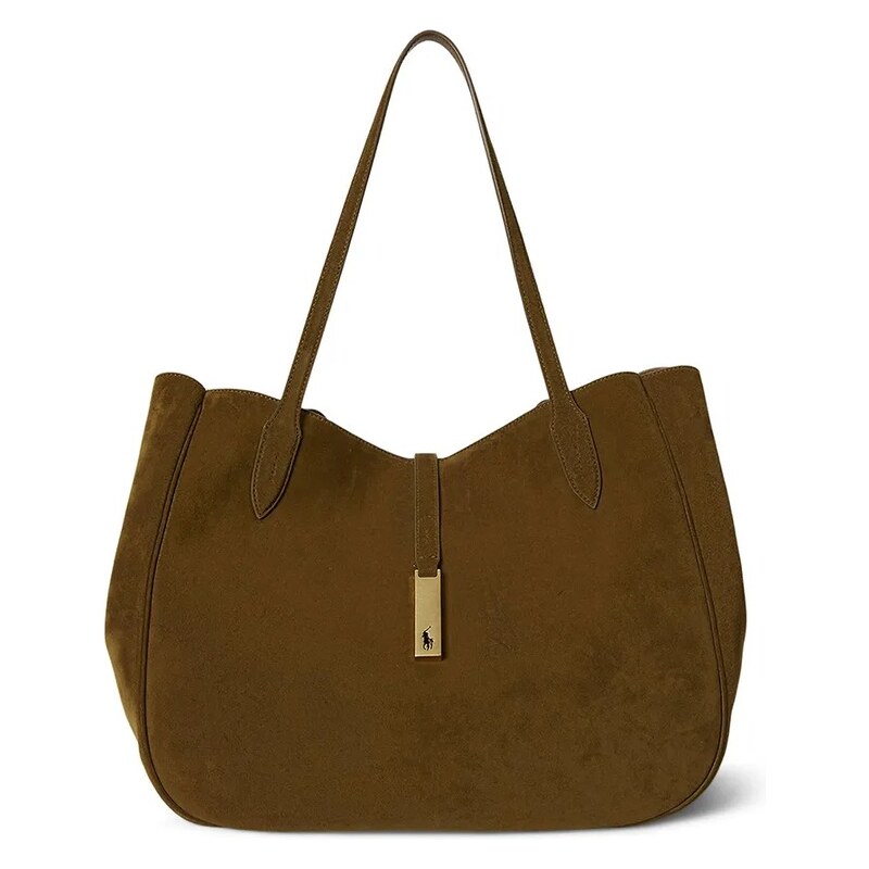 Semišová kabelka Polo Ralph Lauren 66937747