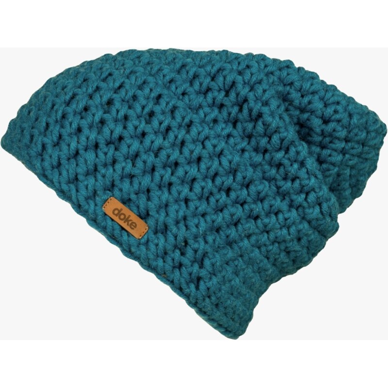DOKE Háčkovaná čiapka Bost petrol 57244851