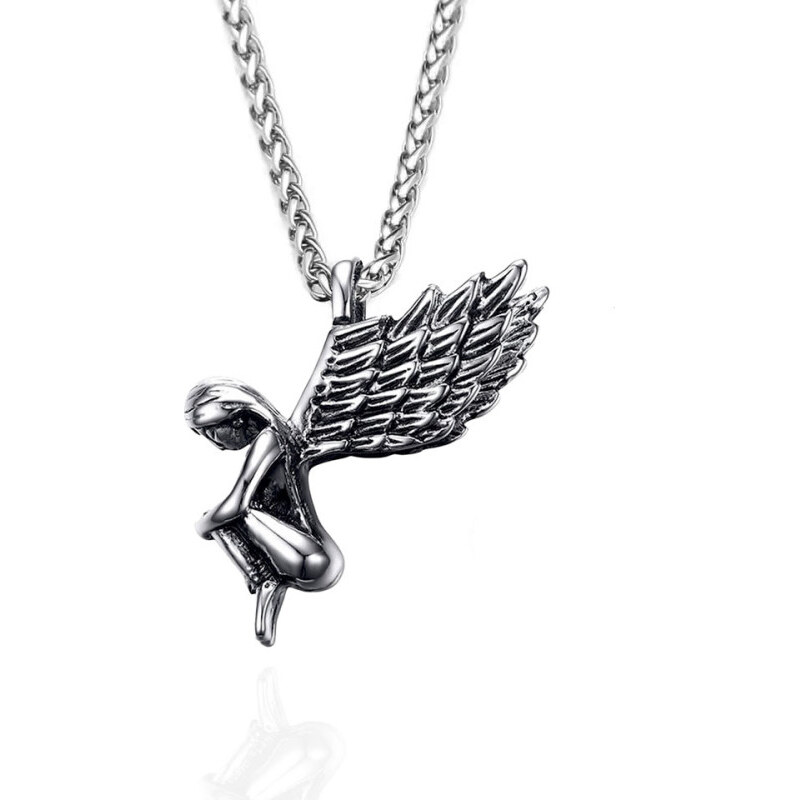 Impress Jewelry Oceľový prívesok Anjel strážny 65222715