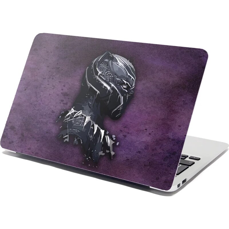 Sablio Samolepka na notebook BLACK PANTHER z profilu Fialový hmlistý 65112616