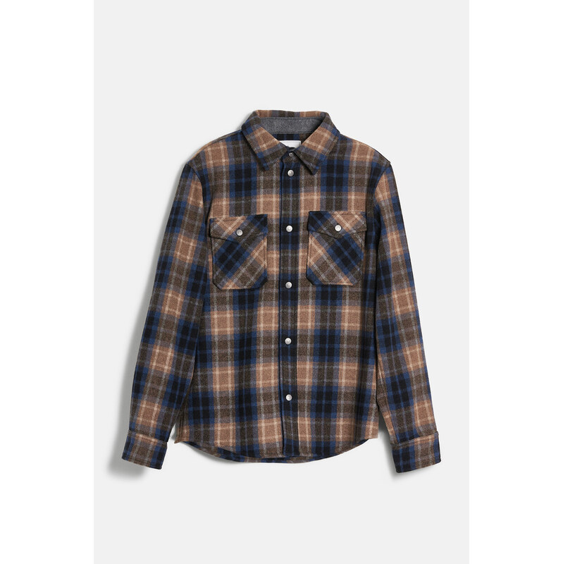 KOŠEĽA WOOLRICH ALASKAN MELTON OVERSHIRT 66942896