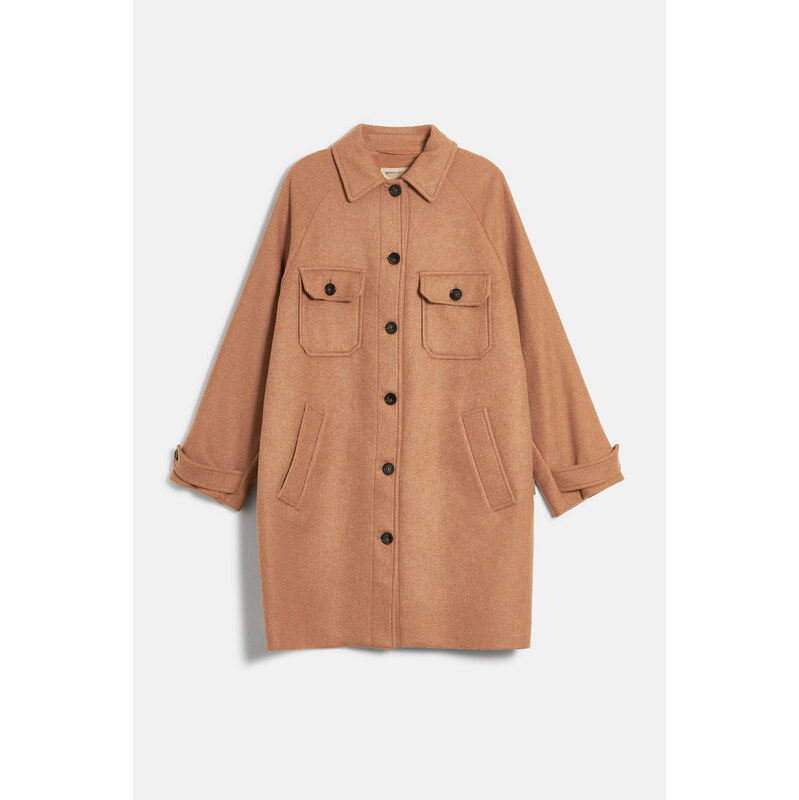 BUNDA WOOLRICH COMPACT WOOL OVERSHIRT 66942898