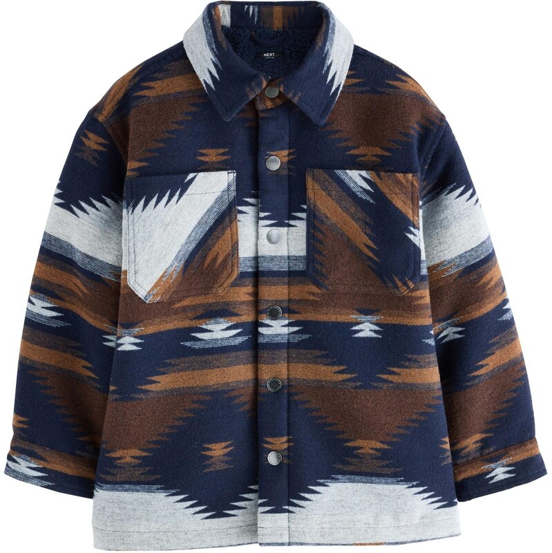 Next Prechodná bunda námornícka modrá / hnedá / biela 66945378