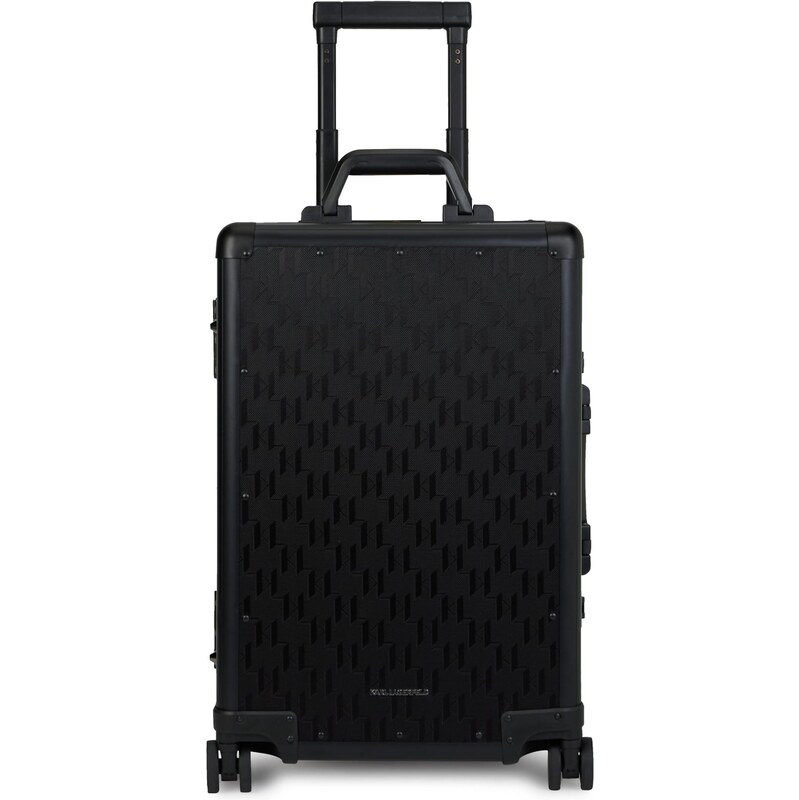 Karl Lagerfeld Kufor na kolieskach čierna 66945429