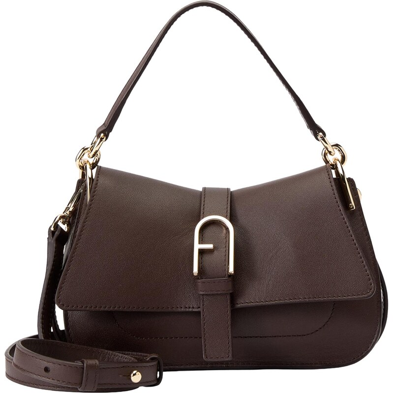 FURLA Kabelka FLOW tmavohnedá 66945458