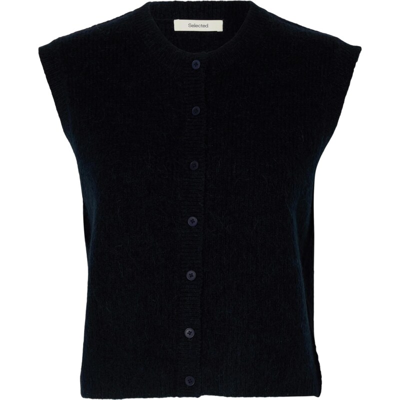 SELECTED Pletená vesta SLFLulu zafírová 66945500