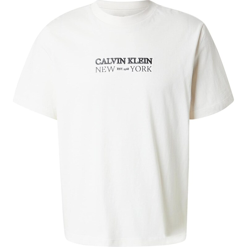 Calvin Klein Tričko čierna / biela 66945511