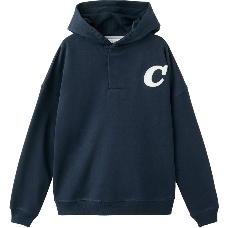 MANGO KIDS Mikina DCHAMP námornícka modrá / biela 66945521