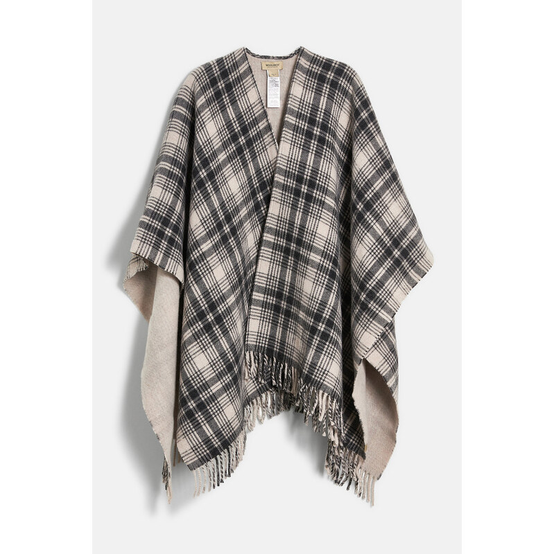 PONČO WOOLRICH PLAID LOGO CAPE 67047672