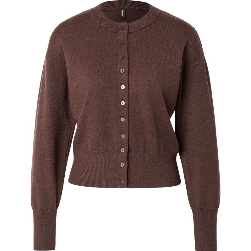 ONLY Kardigán ONLMIO tmavohnedá 66945559