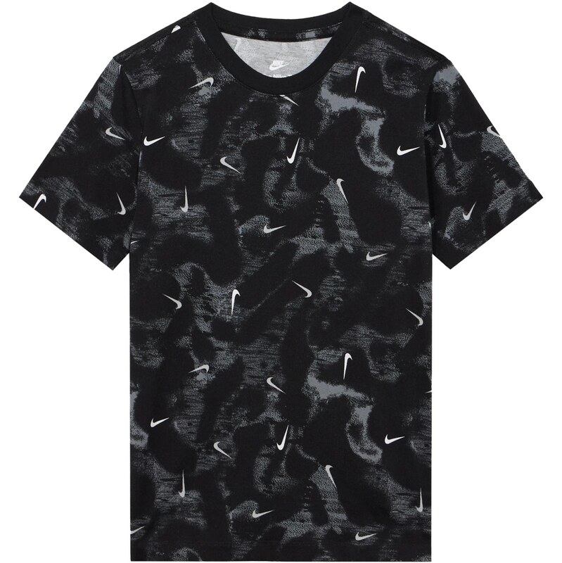 Nike Sportswear Tričko tmavosivá / čierna / biela 66945616