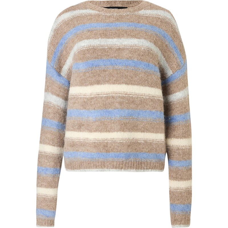 VERO MODA Sveter VMKIRA kráľovská modrá / svetlomodrá / tmavošedá / 66945622