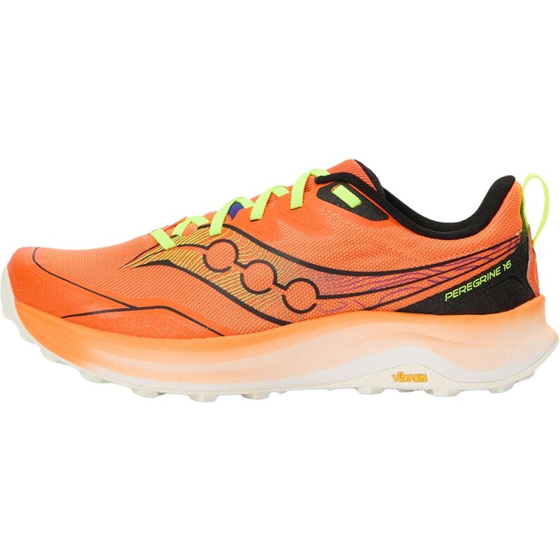 saucony Bežecká obuv PEREGRINE 16 neónovo žltá / oranžová / čierna 66945615
