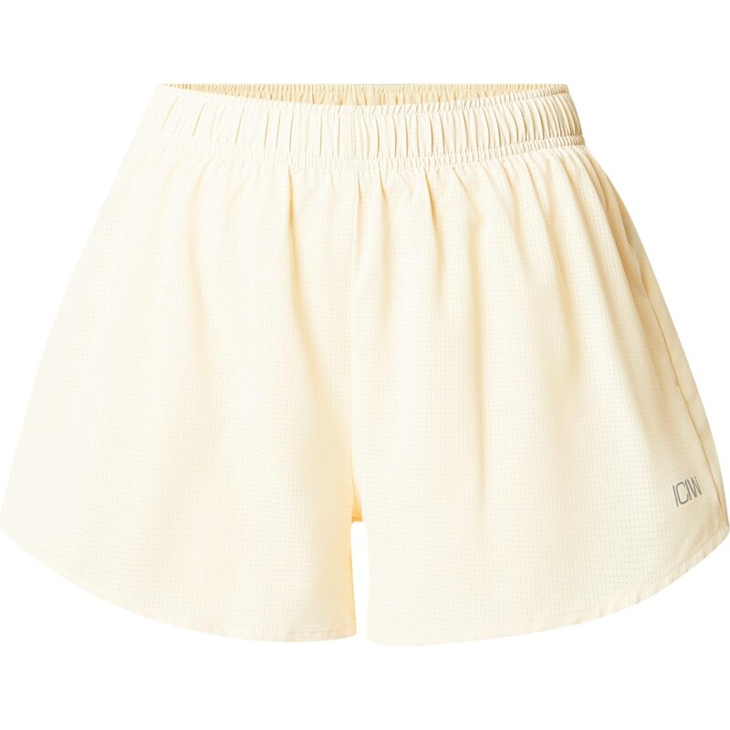 ICANIWILL Športové nohavice pastelovo žltá 66945680