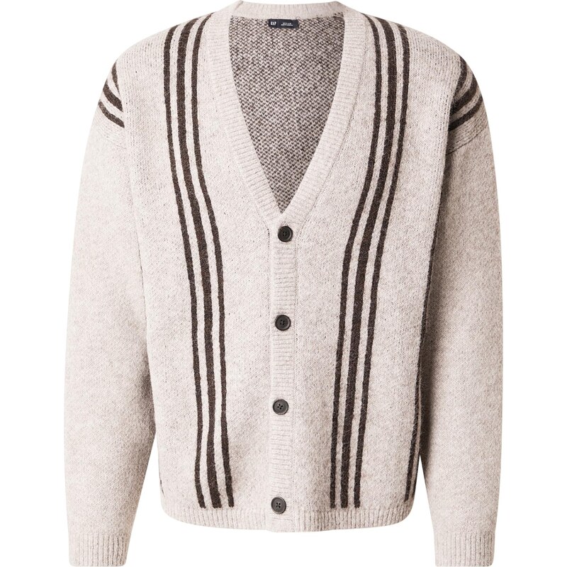 GAP Kardigán béžová melírovaná / tmavohnedá 66945699