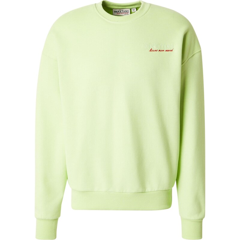 naketano Mikina svetlozelená / krvavo červená 66945736