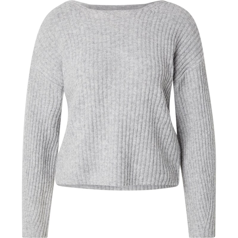VILA Sveter VIKAYLENA sivá melírovaná 66945763