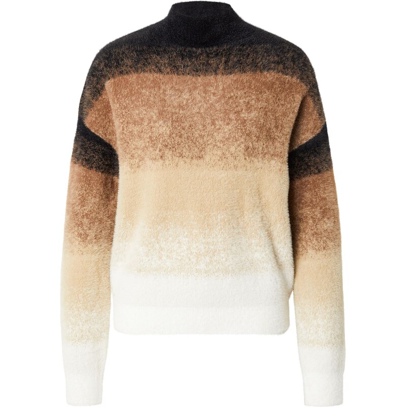 Morgan Sveter 242-MDYE kapučíno / svetlohnedá / čierna / šedobiela 66945748