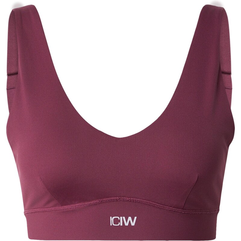 ICANIWILL Športová podprsenka Essential vínovo červená 66945753