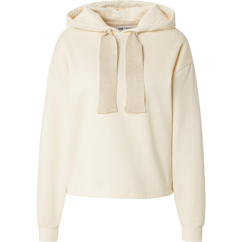 PIECES Mikina PCCHILLI biela melírovaná 66945761