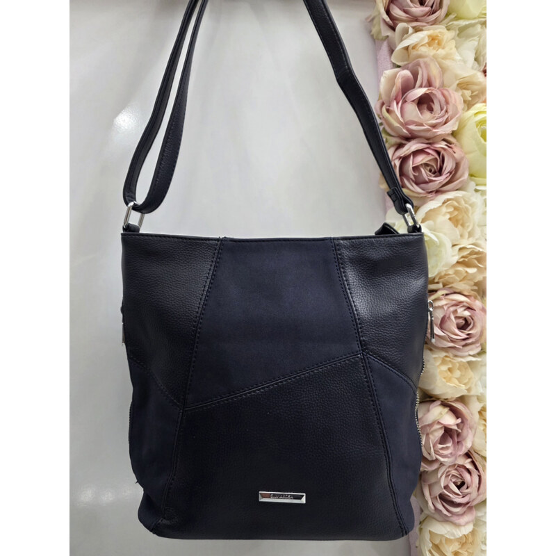E-shop Katrins Fashion Crossbody modrá kabelka SilviaRosa
