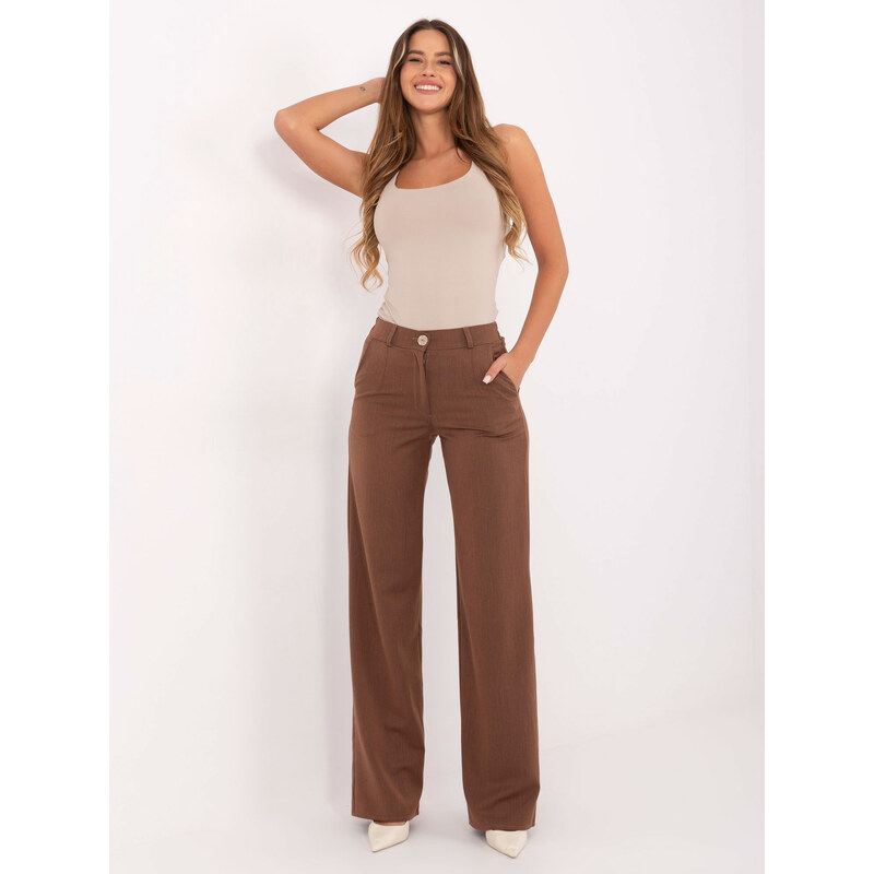 FPrice Nohavice LK SP 510012.01 hnedé 66950062