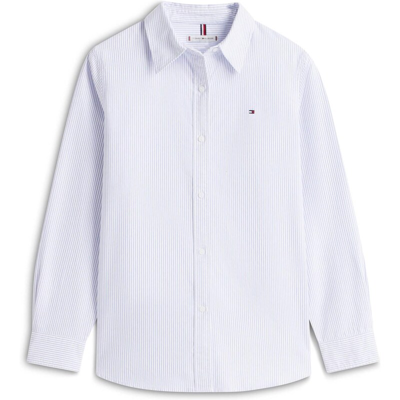 TOMMY HILFIGER Blúzka modrosivá / biela 66951820