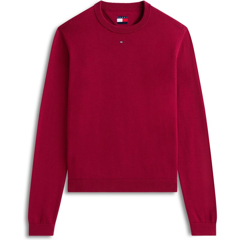 Tommy Jeans Sveter ESSENTIAL farba lesného ovocia 66951965