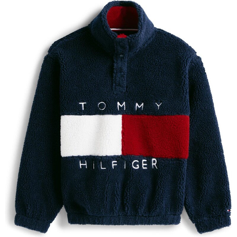 TOMMY HILFIGER Mikina Heritage námornícka modrá / červená / biela 66951980