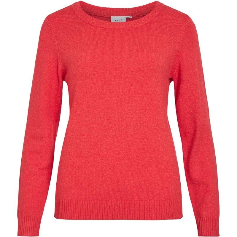VILA Sveter VIRil krvavo červená 66952063